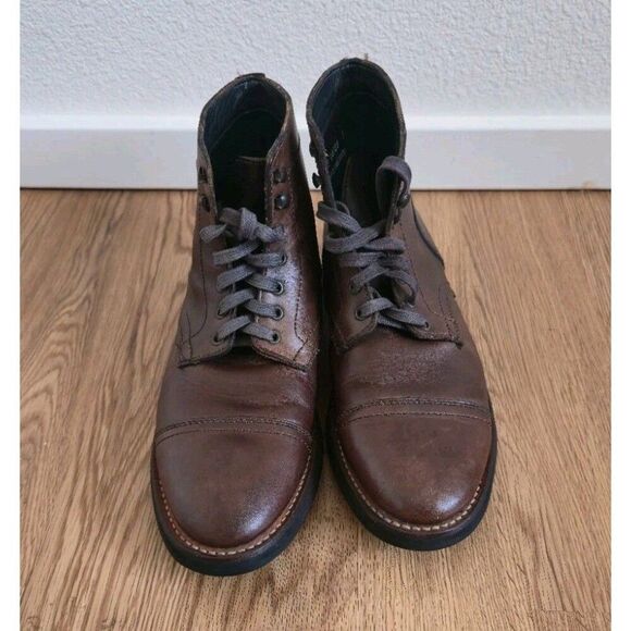 Thursday Boot Co Captain Boots Brown Men Size 9 Lace Up In Tobacco - Picture 1 of 9